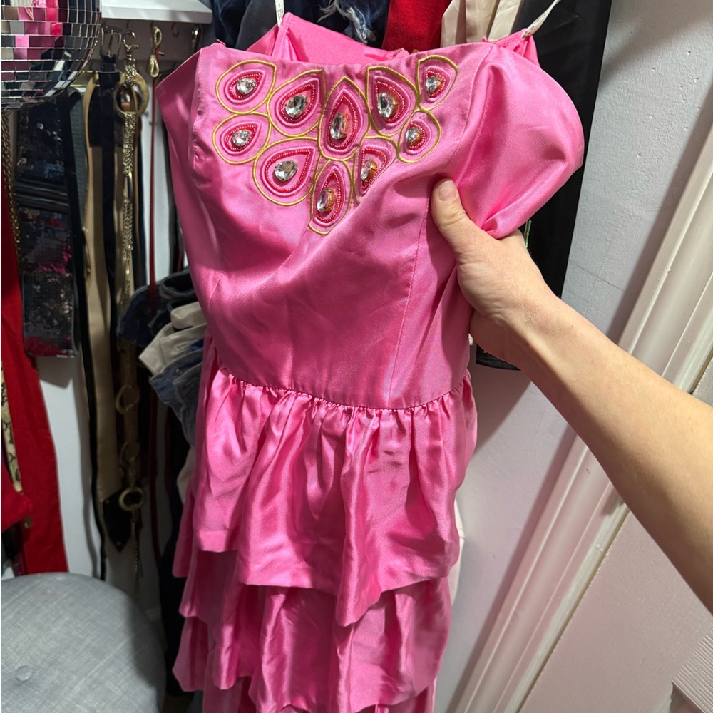 Lilly Pulitzer Pink Tiered Dress